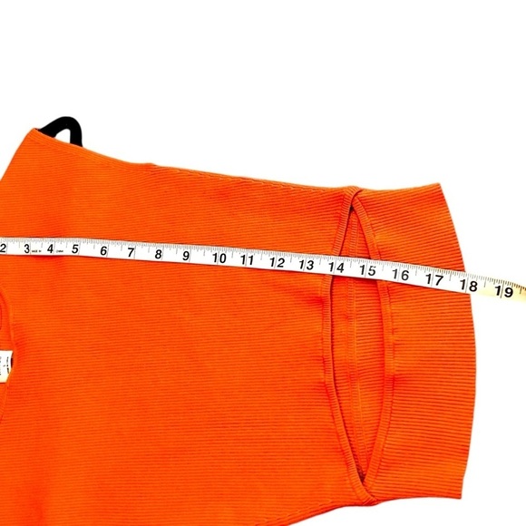 Aritzia Wilfred Cut- Out Knit Top- Coral- Size Small - Picture 12 of 12